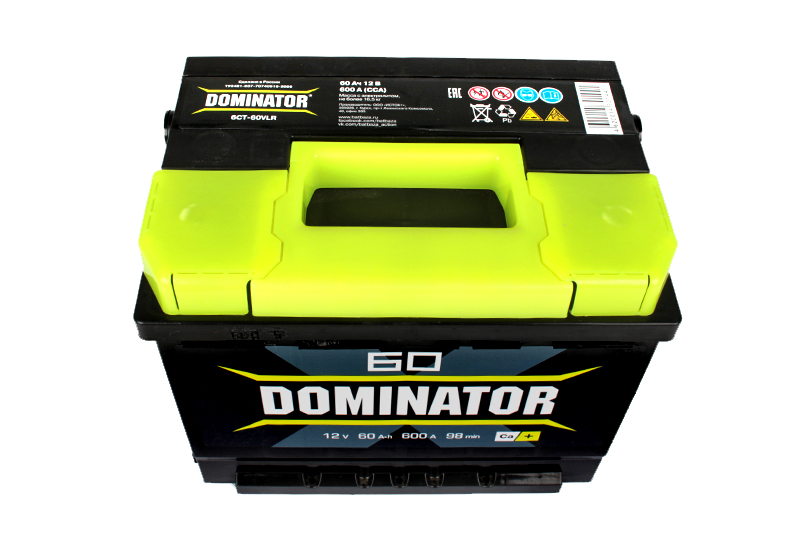 Аккумуляторная батарея DOMINATOR 6СТ60 обратная 60Ач фотография №2