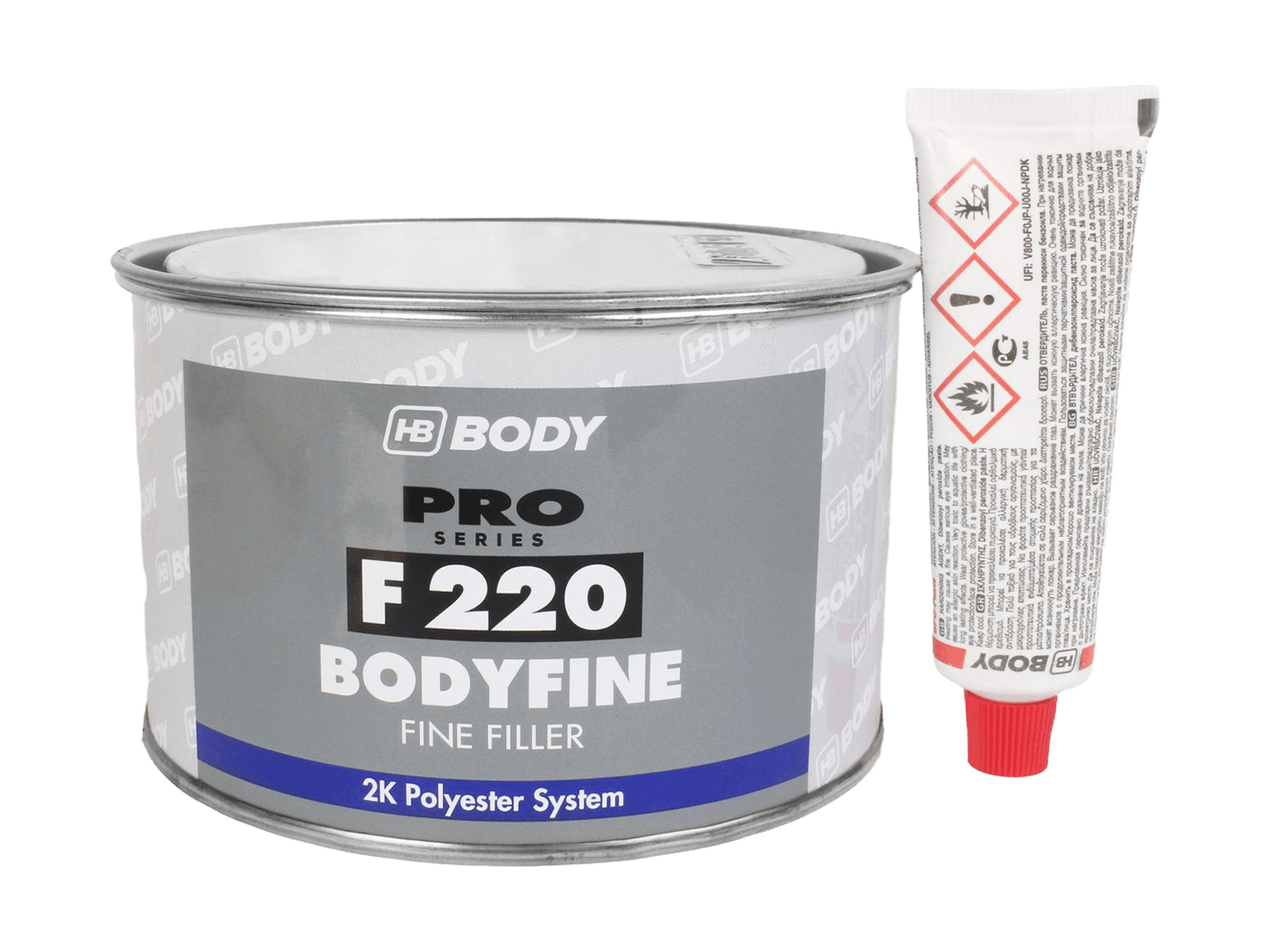 Шпатлевка BODY FINE F220 1кг фотография №1