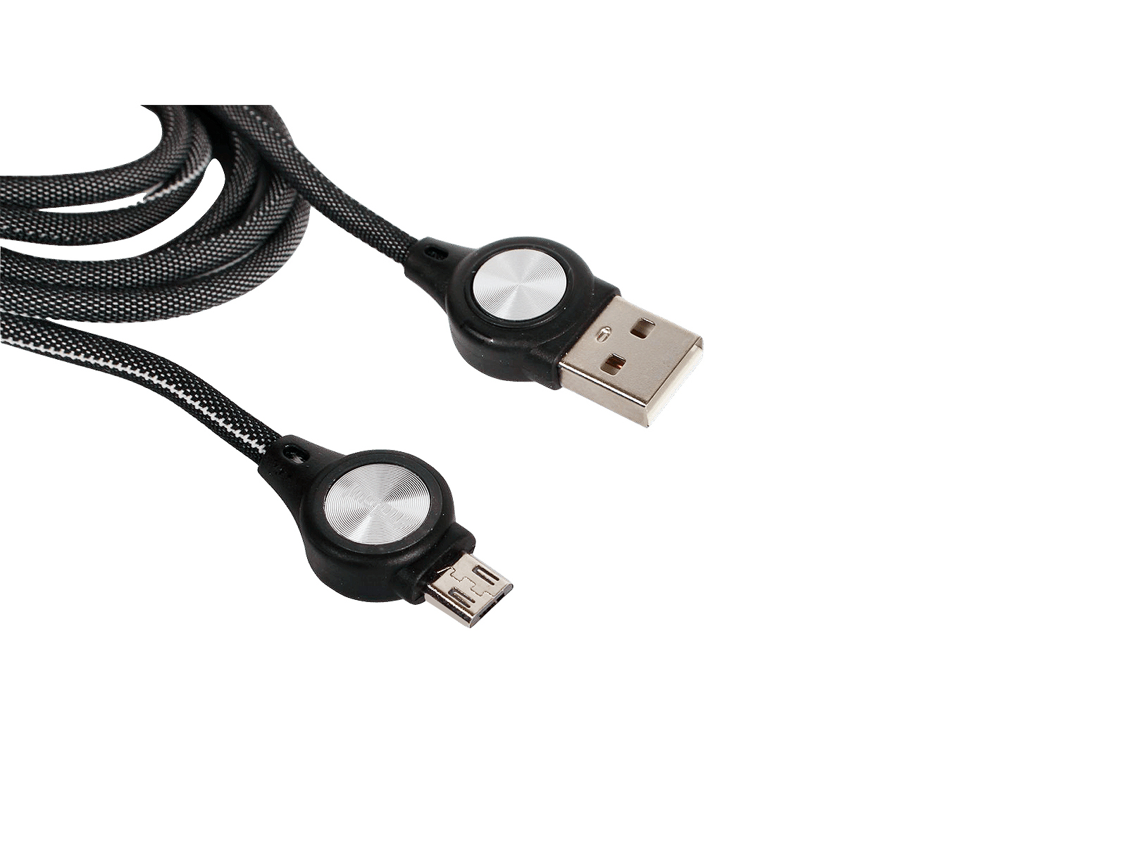 Кабель зарядный USB A - MicroUSB  LED QY-W081 фотография №2