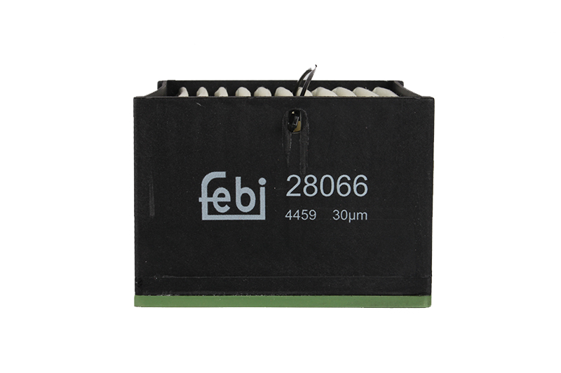 Фильтр топливный MAN сепаратора квадратный (75х75х55мм для SEPAR2000/05 с подогревом) FEBI 28066 фотография №2