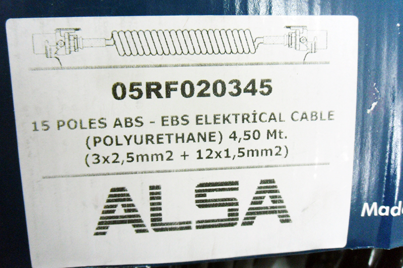 Кабель электрический прицепа ABS 15-и контактный ALSA L-4.5 05RF020345 фотография №2
