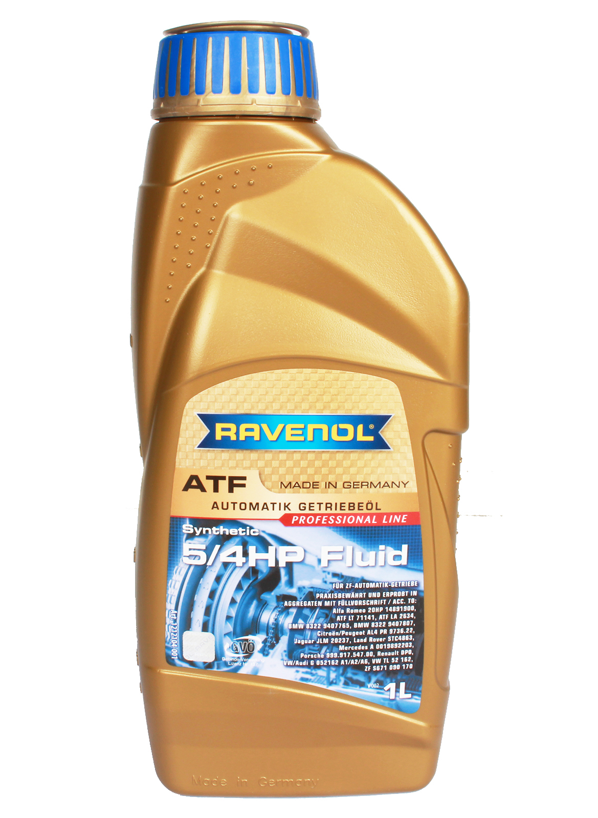 Трансмиссионное масло RAVENOL ATF 5/4 HP синтетическое 1л фотография №1