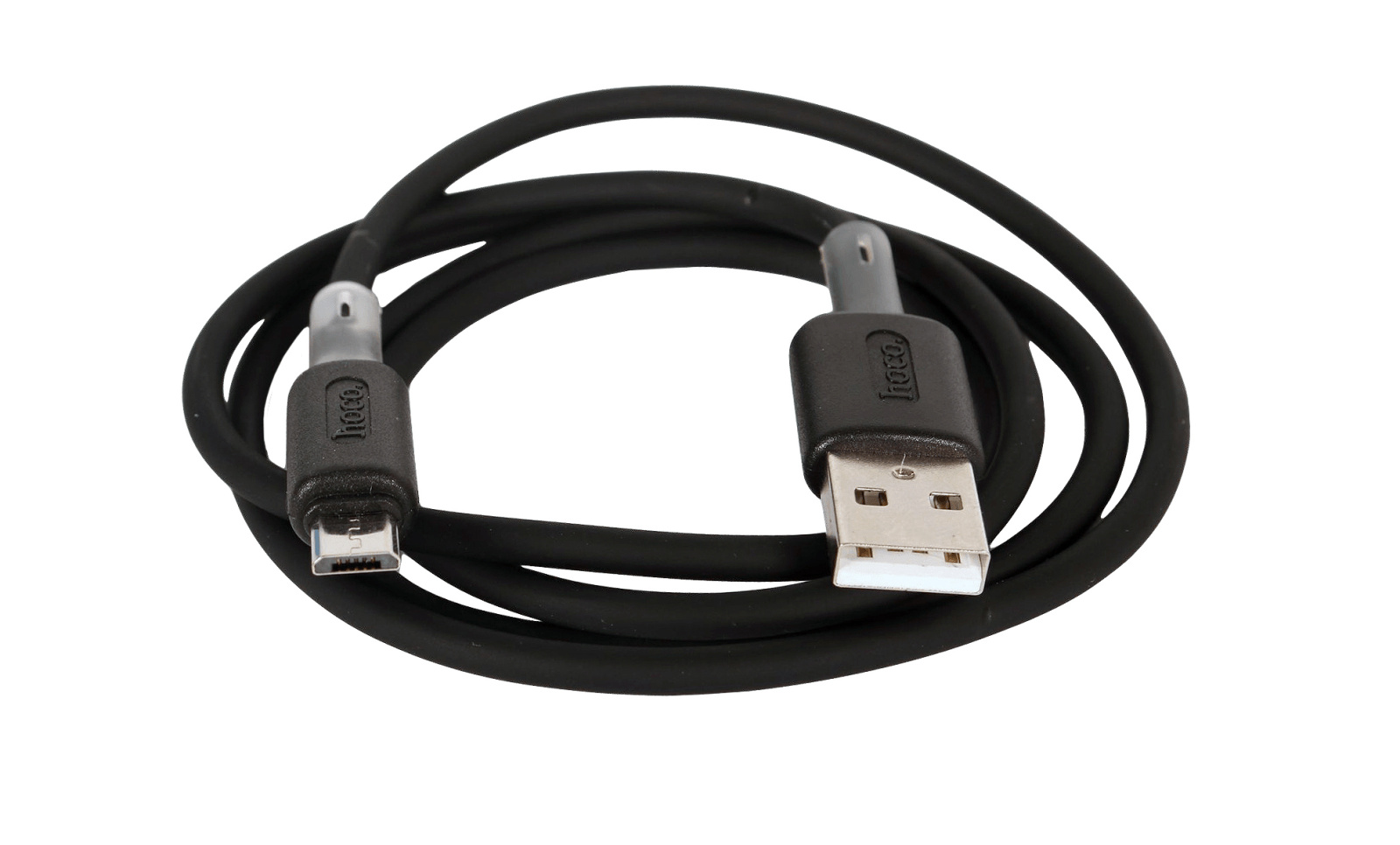 Кабель USB Hoco X48 Soft, USB - MicroUSB, 3A, 1 м, черный фотография №1