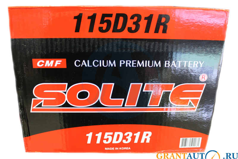 Аккумуляторная батарея SOLITE 115D31R 6СТ95 фотография №1