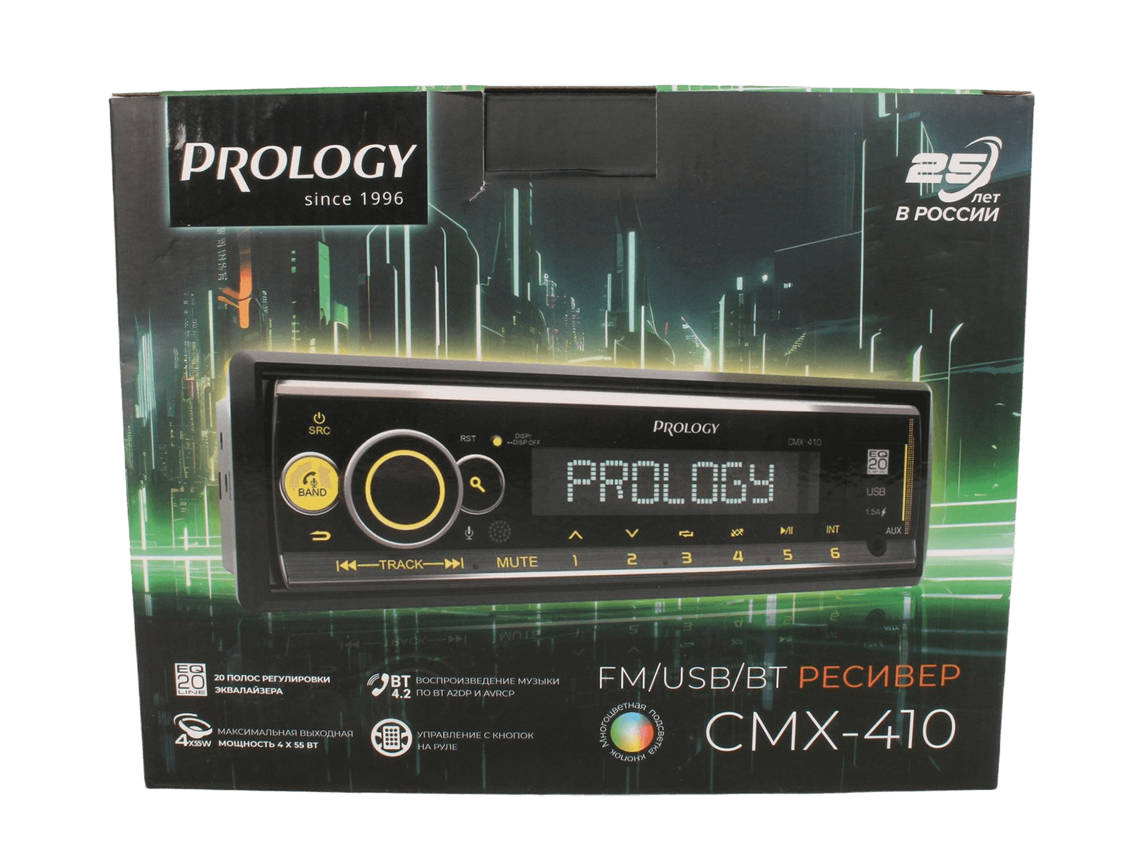 USB-ресивер автомагнитола PROLOGY CMX-410 фотография №5