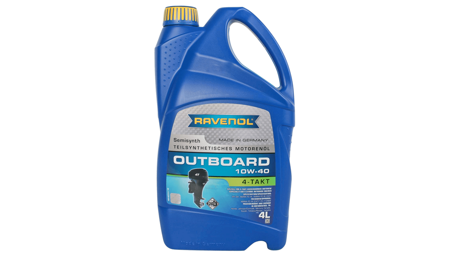 Масло моторное RAVENOL OUTBOARDOEL 4T 10W40 4л фотография №1