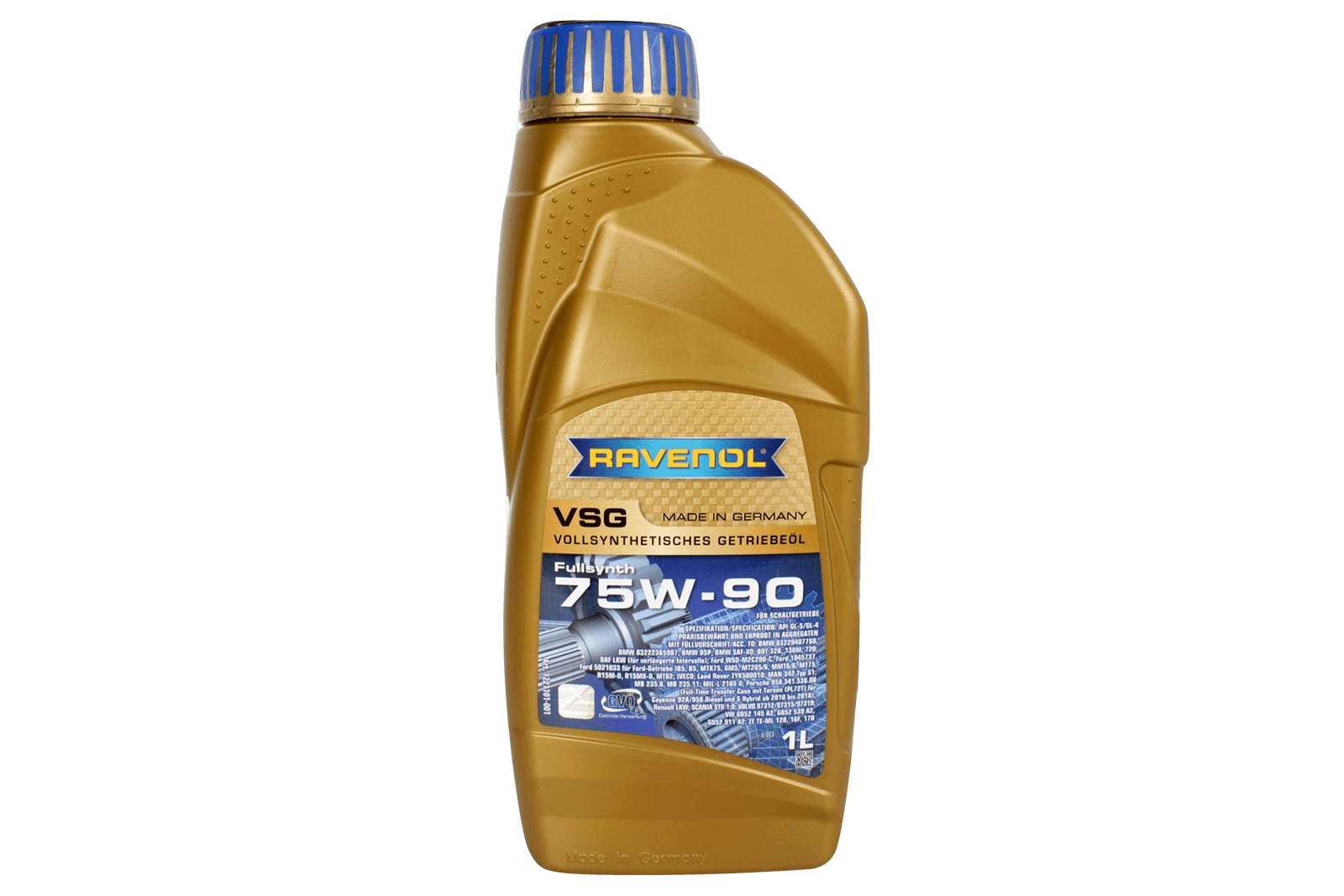 Масло трансмиссионное RAVENOL VSG 75W90 1л фотография №1