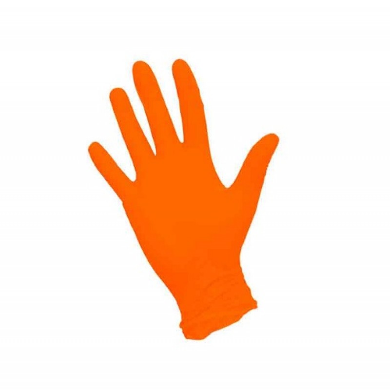 Перчатки нитриловые JETA PRO оранжевые размер XL 1пара фотография №1