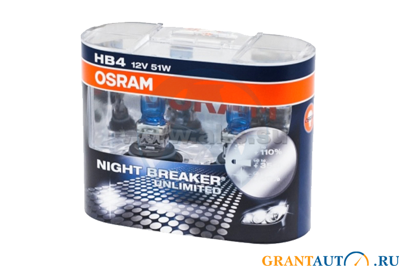Лампа 12Vx51W HB4 OSRAM NIGHT BREAKER U комплект фотография №1