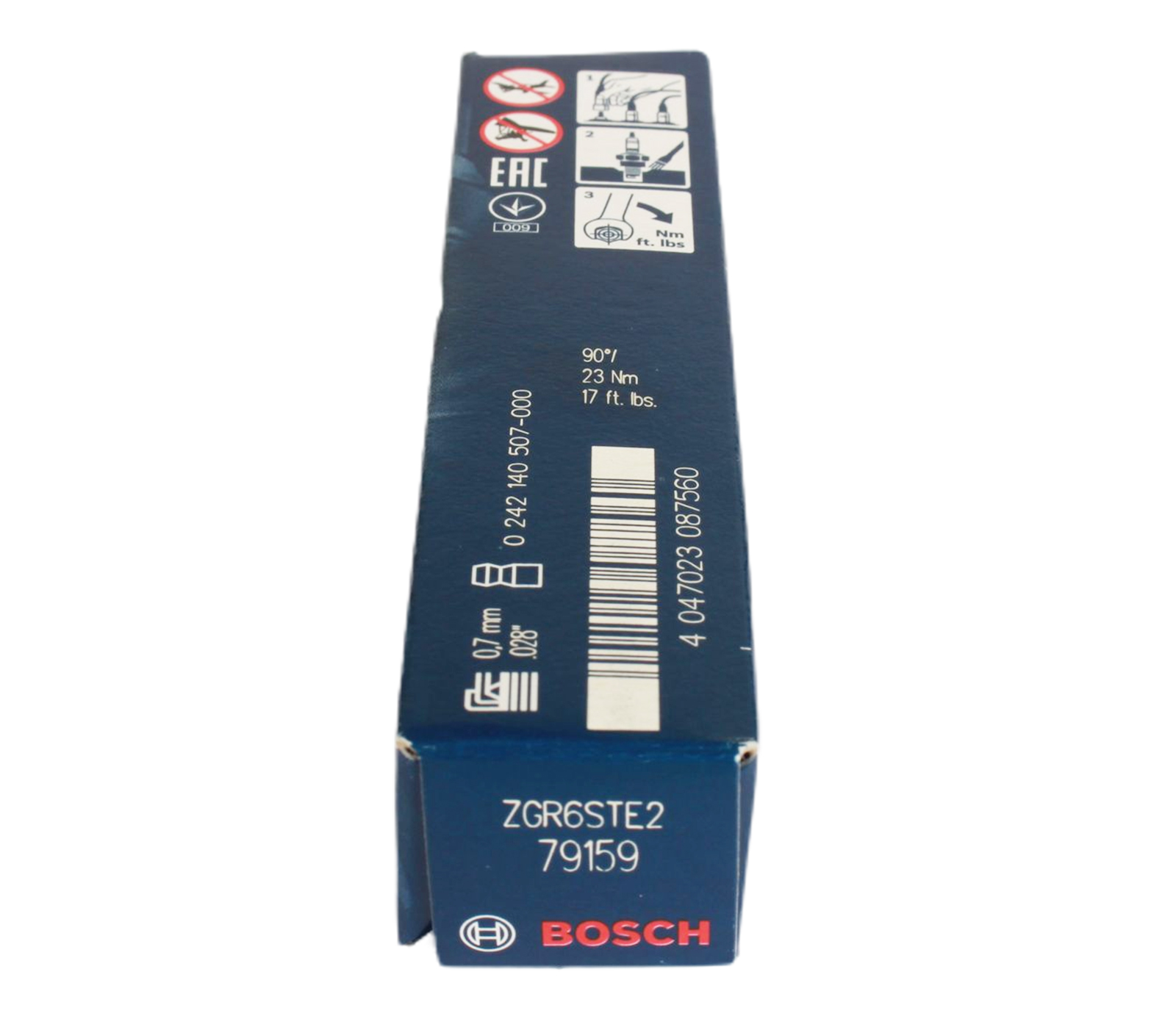 Свеча зажигания BOSCH 0242140507 фотография №3