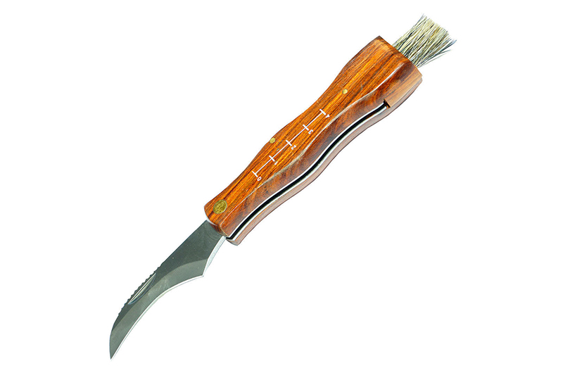 Нож грибника со щеткой Kosadaka складной N-M55 фотография №1