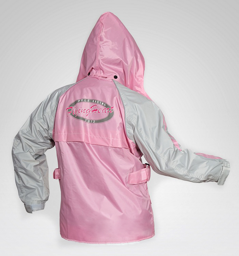 Дождевик Pole racing женский куртка+брюки розовый XL фотография №2