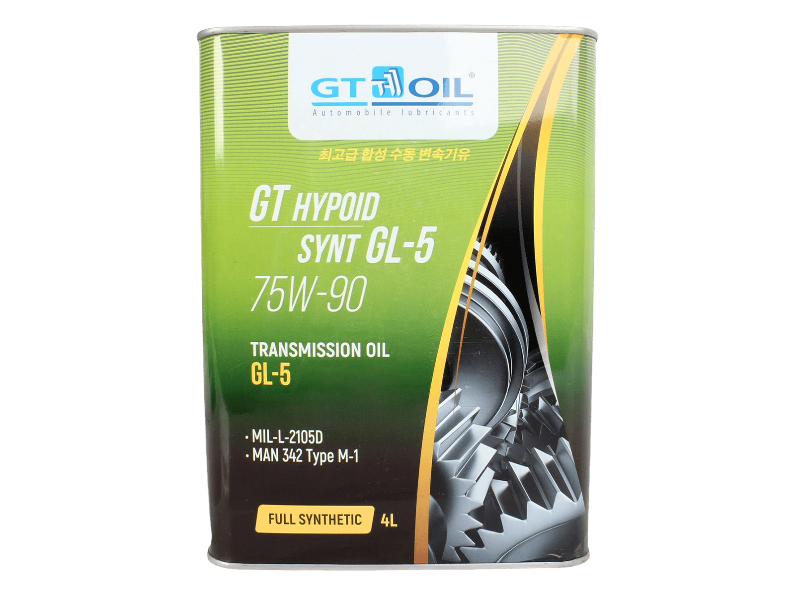 Трансмиссионное масло GT HYPOID GL-5 75W90 4л фотография №1
