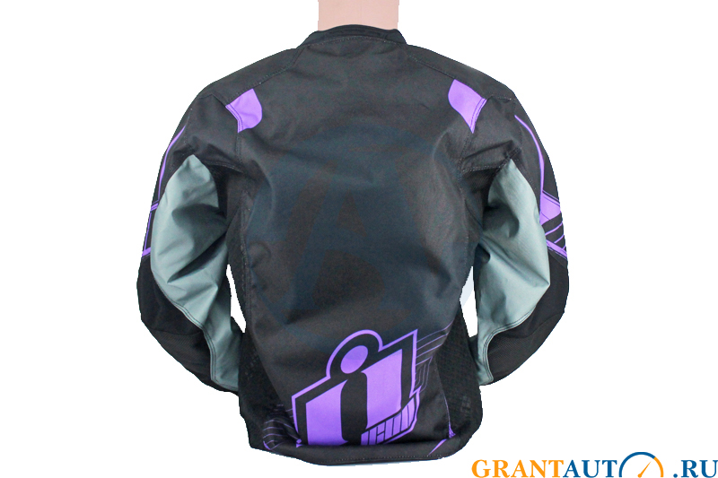 Мото куртка Icon Overlord женская пурпурная XS фотография №2
