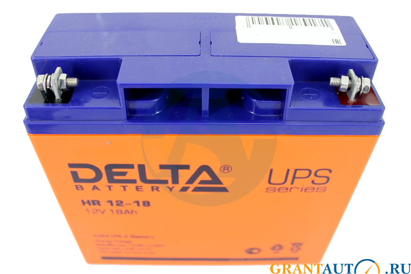 Аккумуляторная батарея DELTA HR 12-18 6СТ18 фотография №2