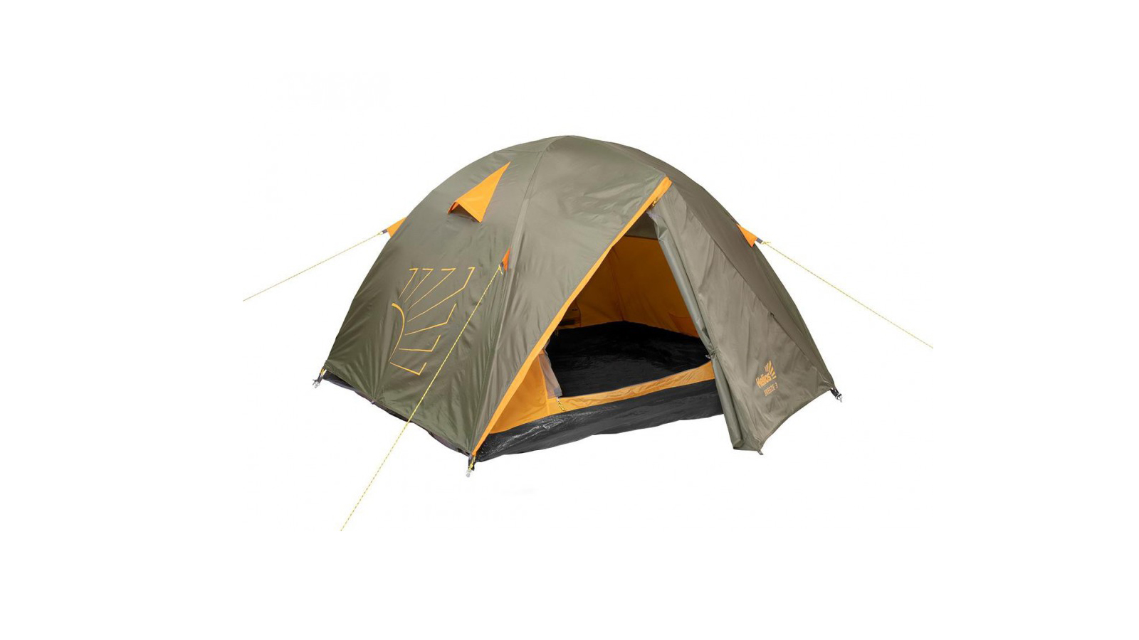 Палатка BREEZE-3 Helios Зеленый-оранжевый фотография №1