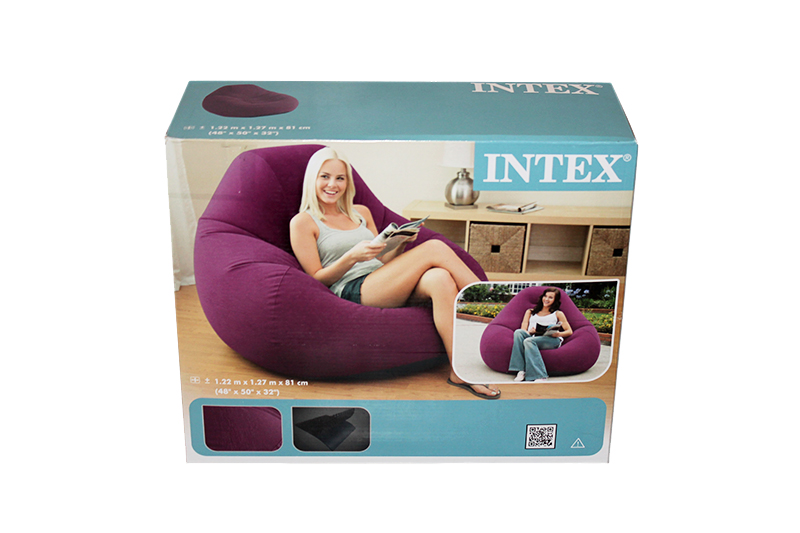 Надувное кресло Intex 68584 Deluxe Beanless фотография №3