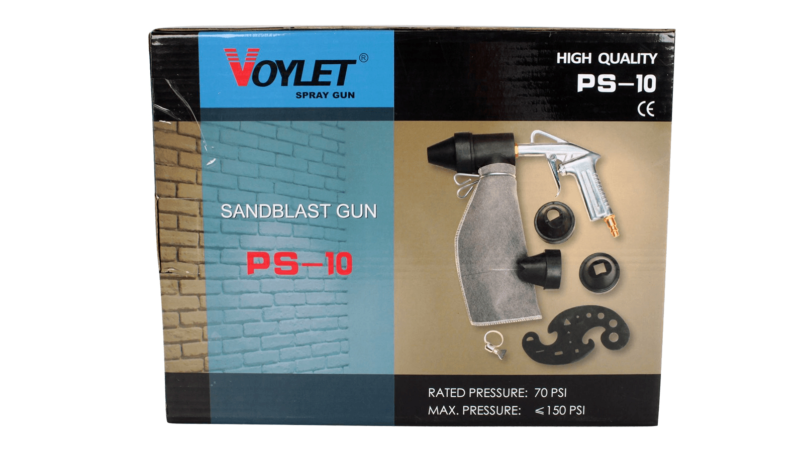 Пистолет пескоструйный с мешком VOYLET PS-10 фотография №4