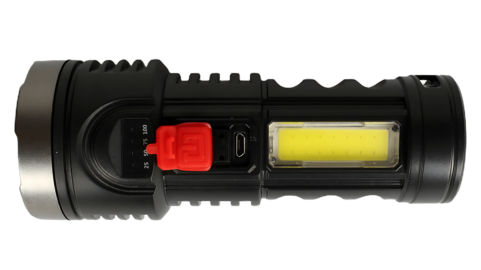 Фонарь светодиодный ручной АКБ USB YYC-822 фотография №1