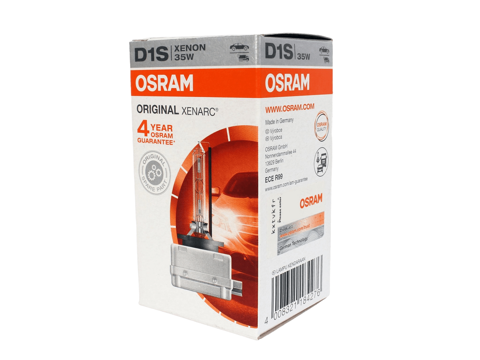 Лампа ксеноновая 85Vx35W D1S OSRAM фотография №4