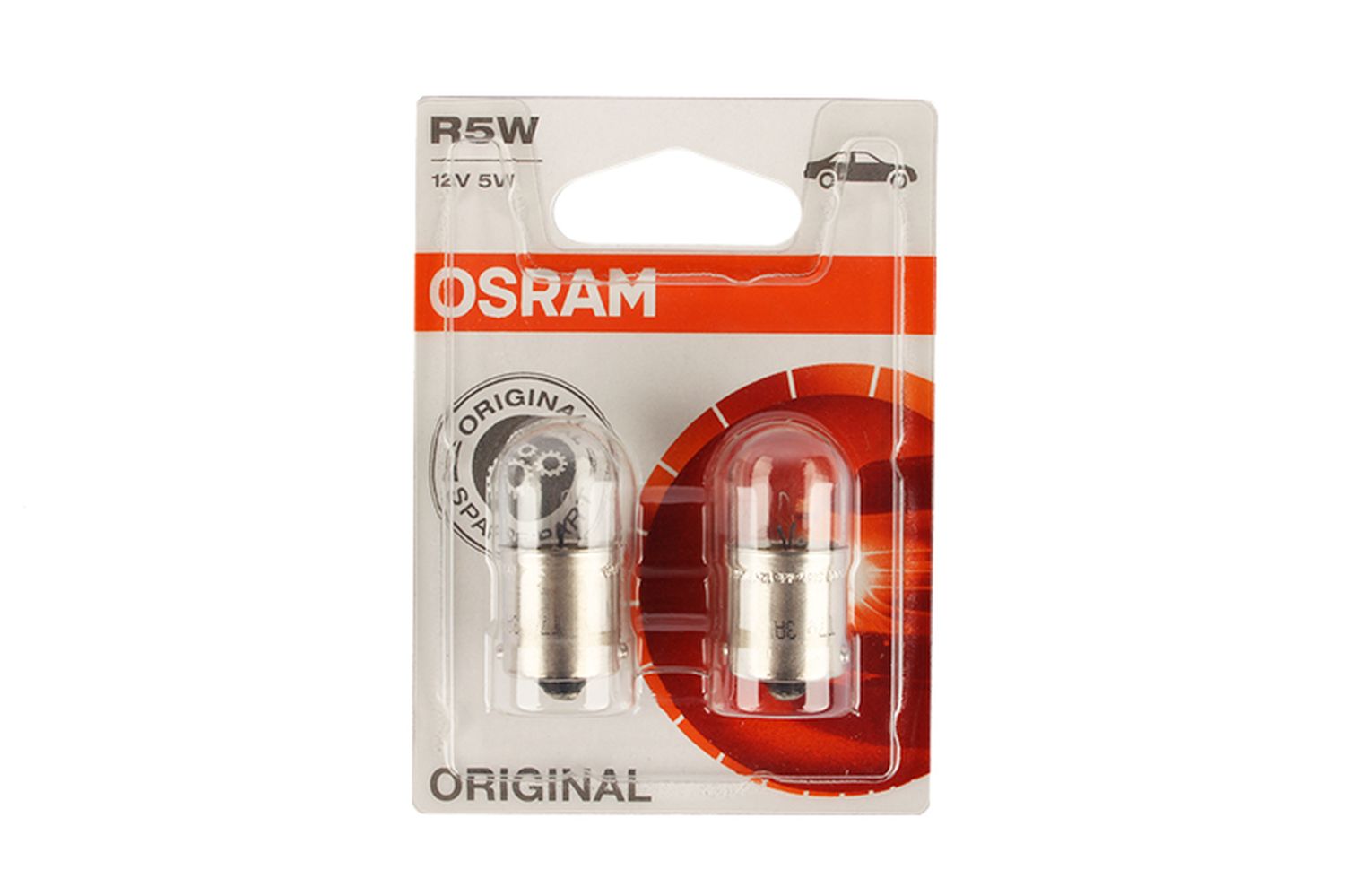 Лампа 12Vx5W OSRAM 2 штуки комплект O-5007-02B фотография №1