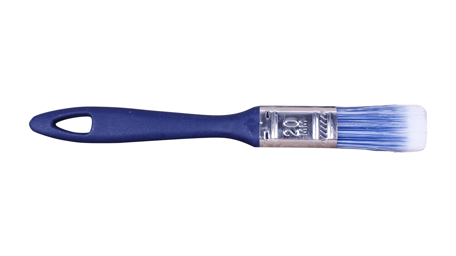 Кисть плоская ЗУБР АКВА-МАСТЕР КП-13 искусственная щетина пластмассовая ручка 20мм фотография №1