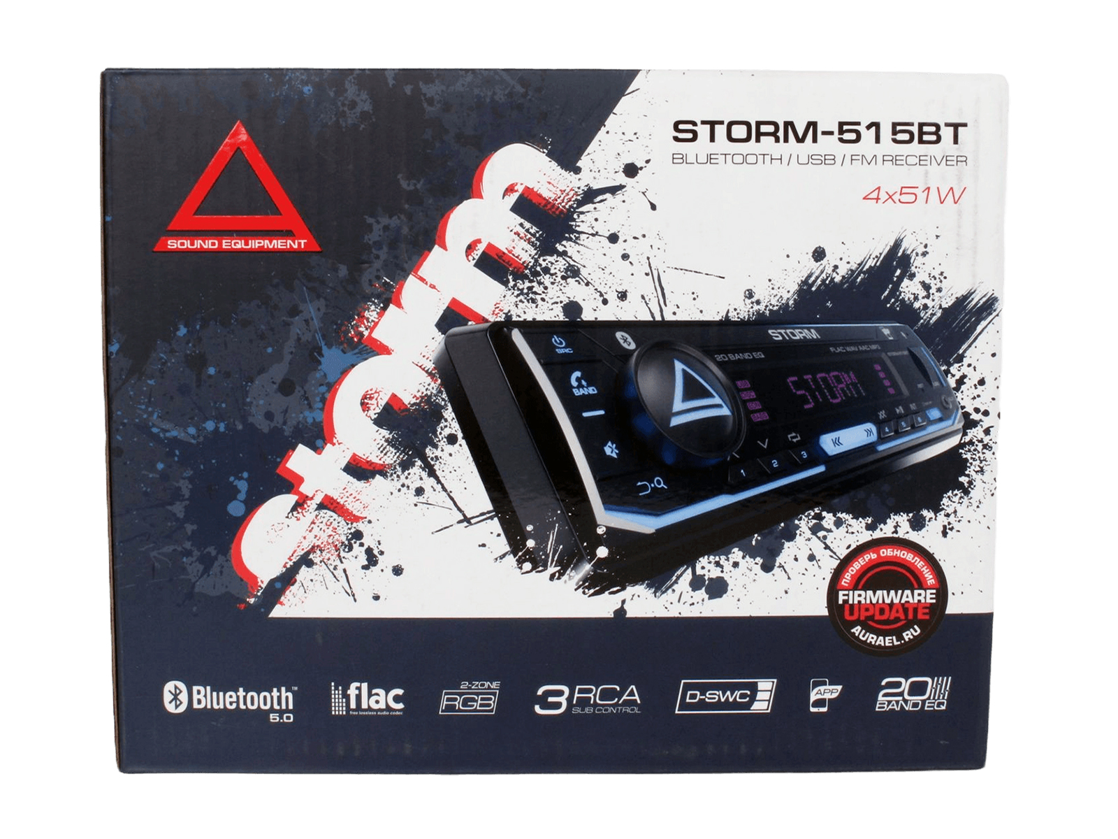 USB-ресивер автомобильный AURA STORM-515BT фотография №6