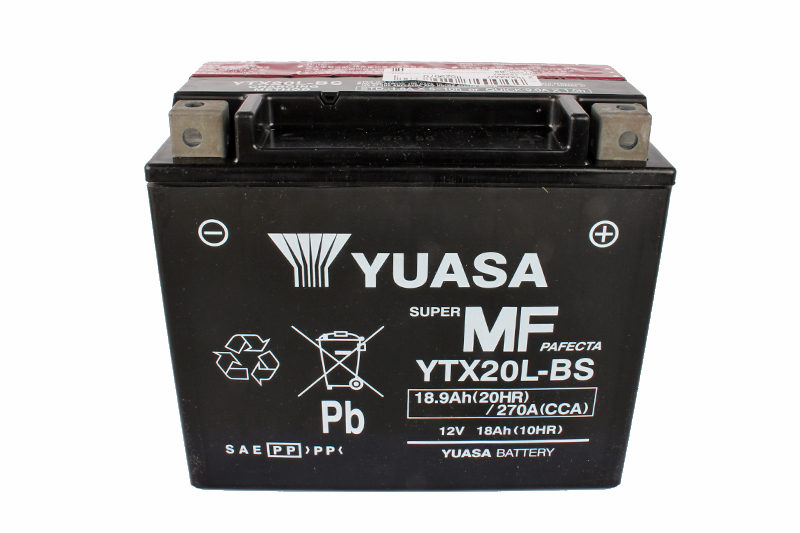 Мотоаккумулятор YUASA YTX20L-BS фотография №3