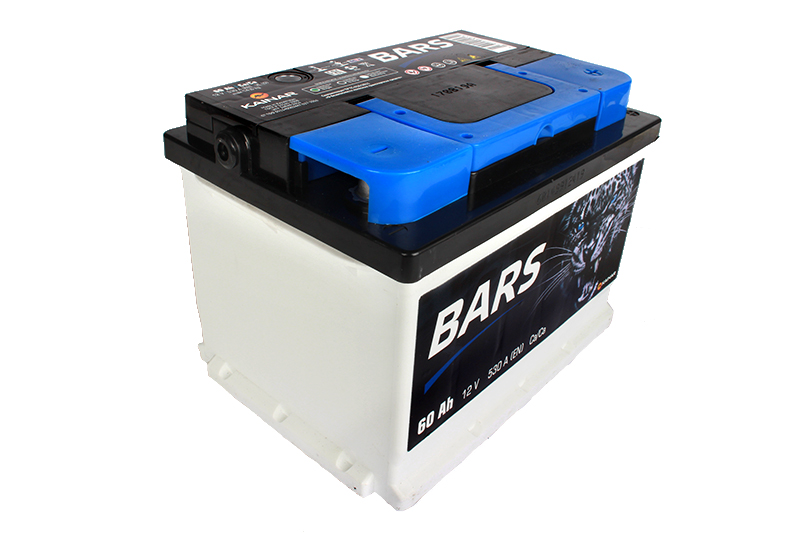 Аккумуляторная батарея BARS 6СТ60 обратная фотография №2