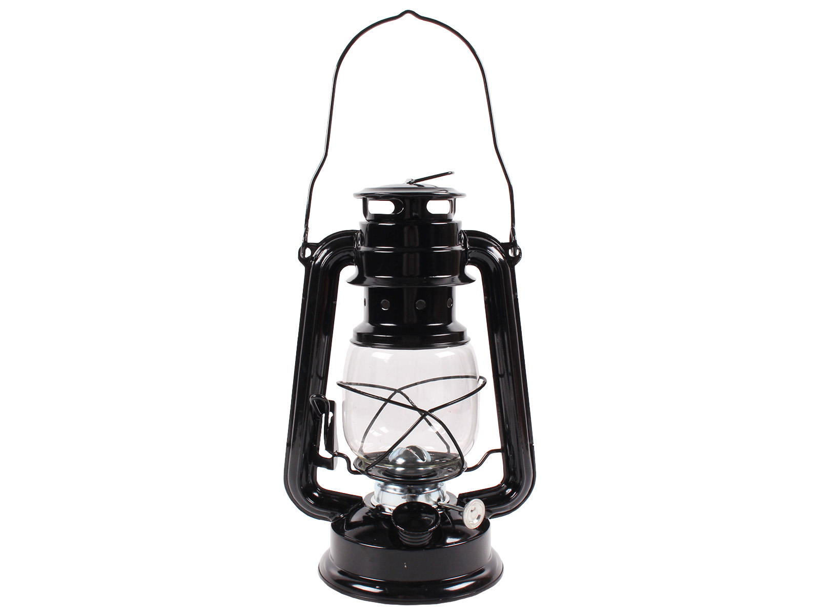 Лампа керосиновая черная 240 мм фотография №1
