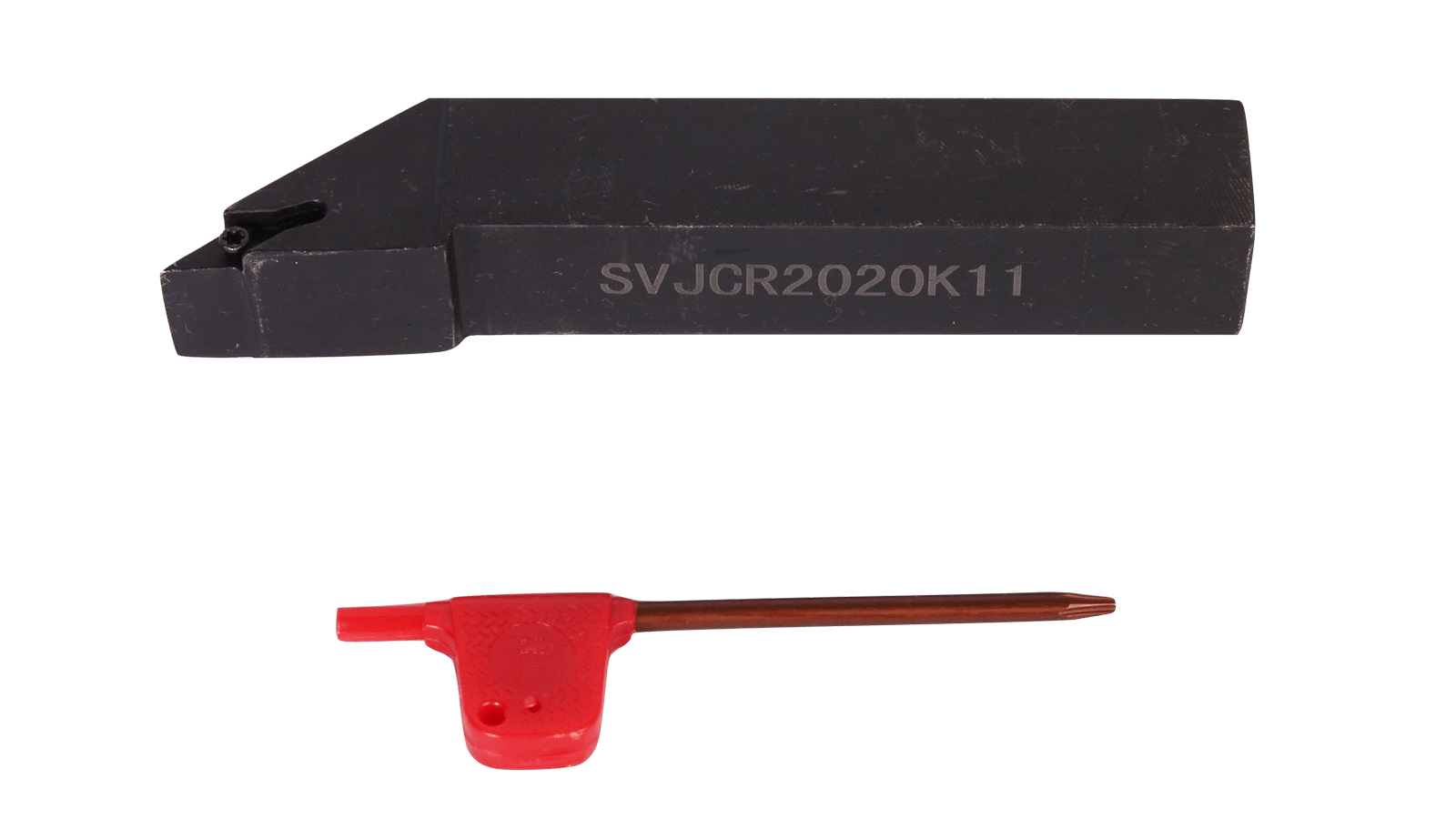 Резец токарный под сменные пластины для продольного и контурного точения SVJCR2020K11 фотография №1