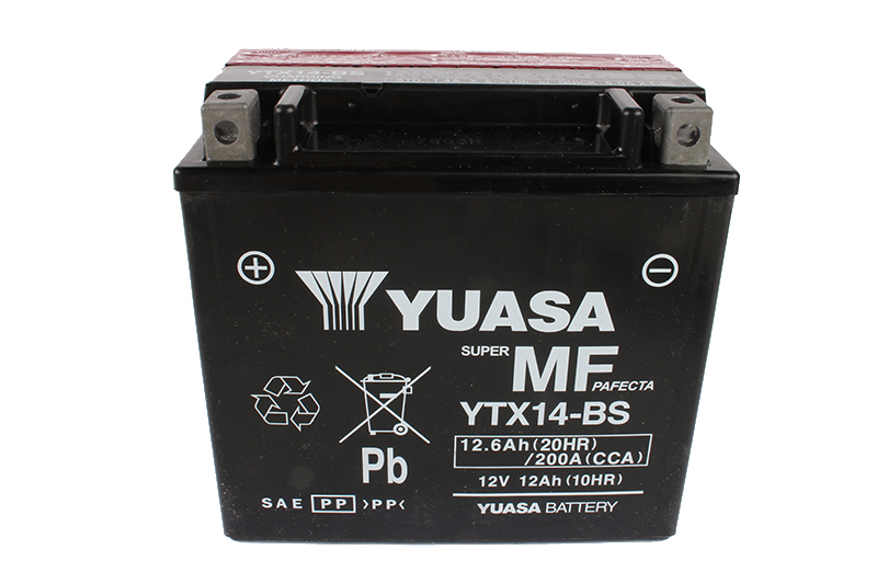 Мотоаккумулятор YUASA YTX14-BS фотография №3