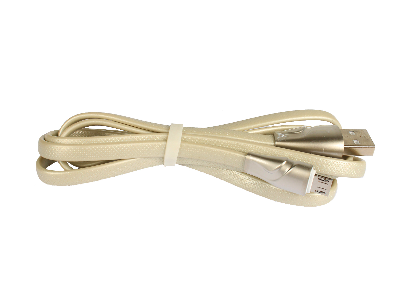 Кабель USB HOCO U57 Twisting, Micro USB 2.4А, 1.2 м, белый фотография №1