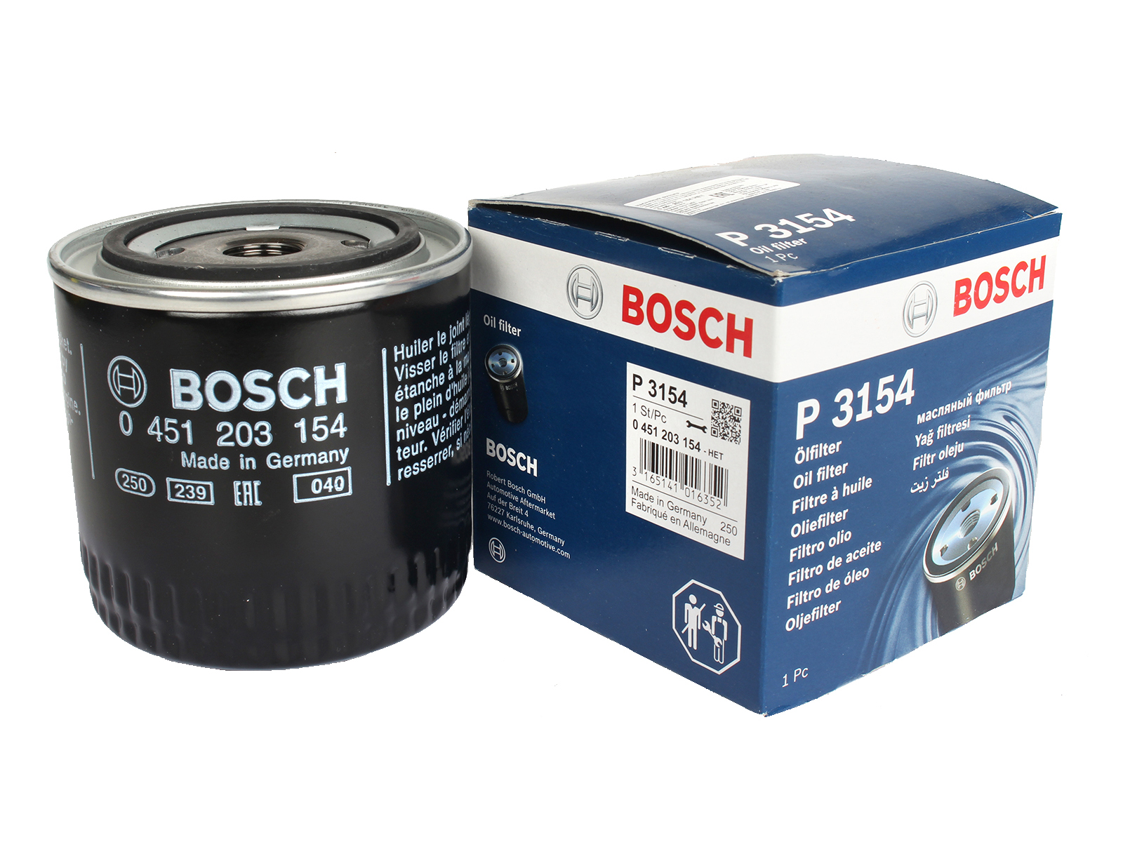 Фильтр масляный ВАЗ-2101, ГАЗ-3110, 3302 дв.ЗМЗ-406 BOSCH фотография №3