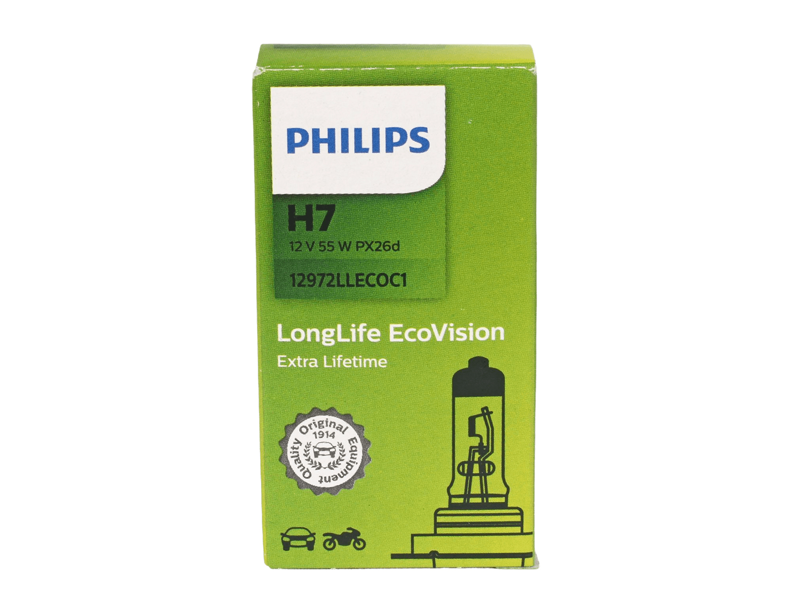 Лампа 12Vx55W H7 PHILIPS LONG LIFE ECO фотография №4