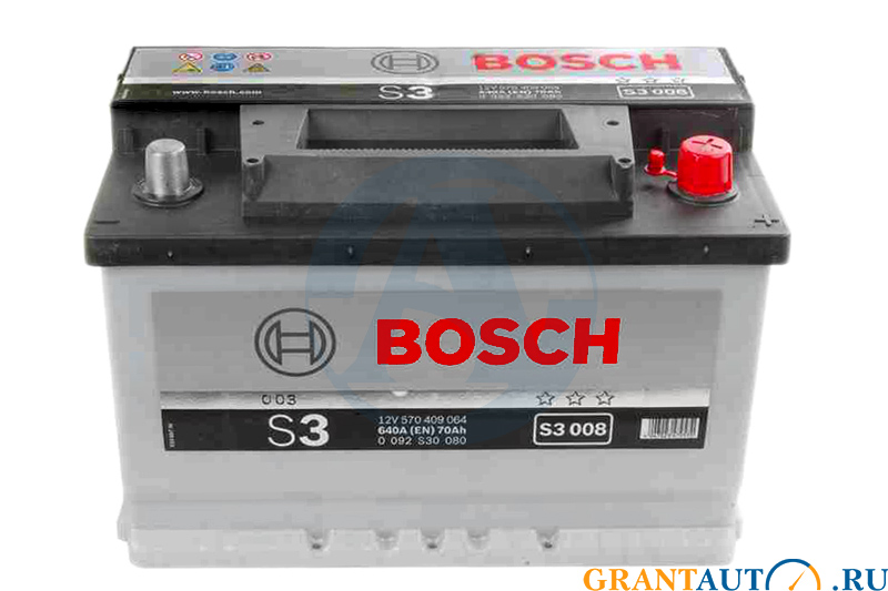 Аккумуляторная батарея BOSCH S3008 6СТ70 * 570 409 064 фотография №1