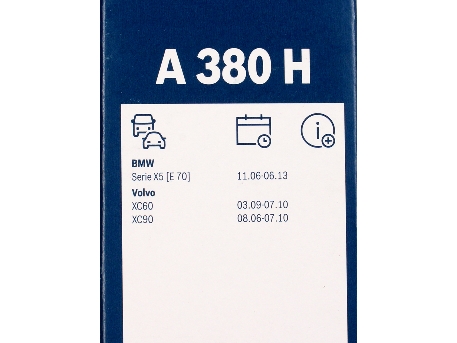 Щетка стеклоочистителя BOSCH 3397008050 A380H задняя фотография №4