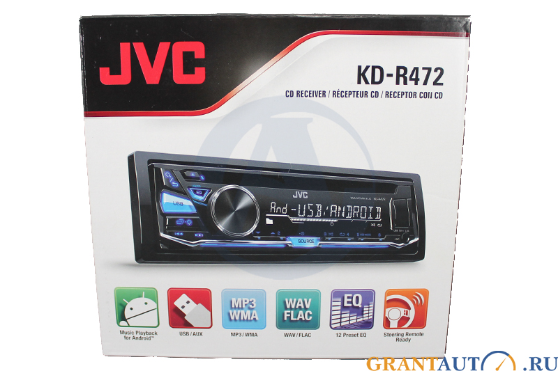MP3 ресивер автомагнитола JVC KD-R472 фотография №1