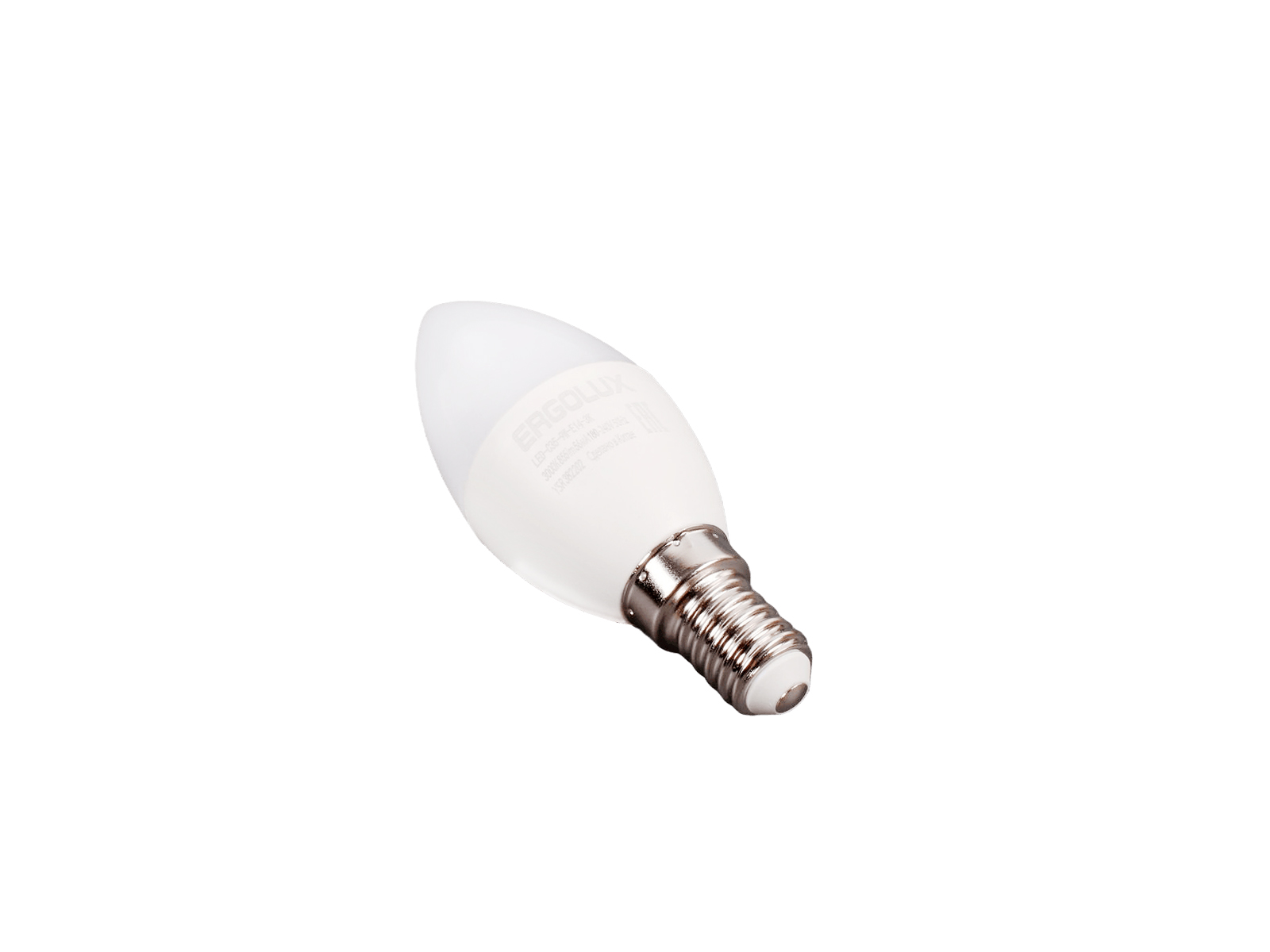 Лампа светодиодная Ergolux LED-C35-9W-E14-3K Свеча фотография №2